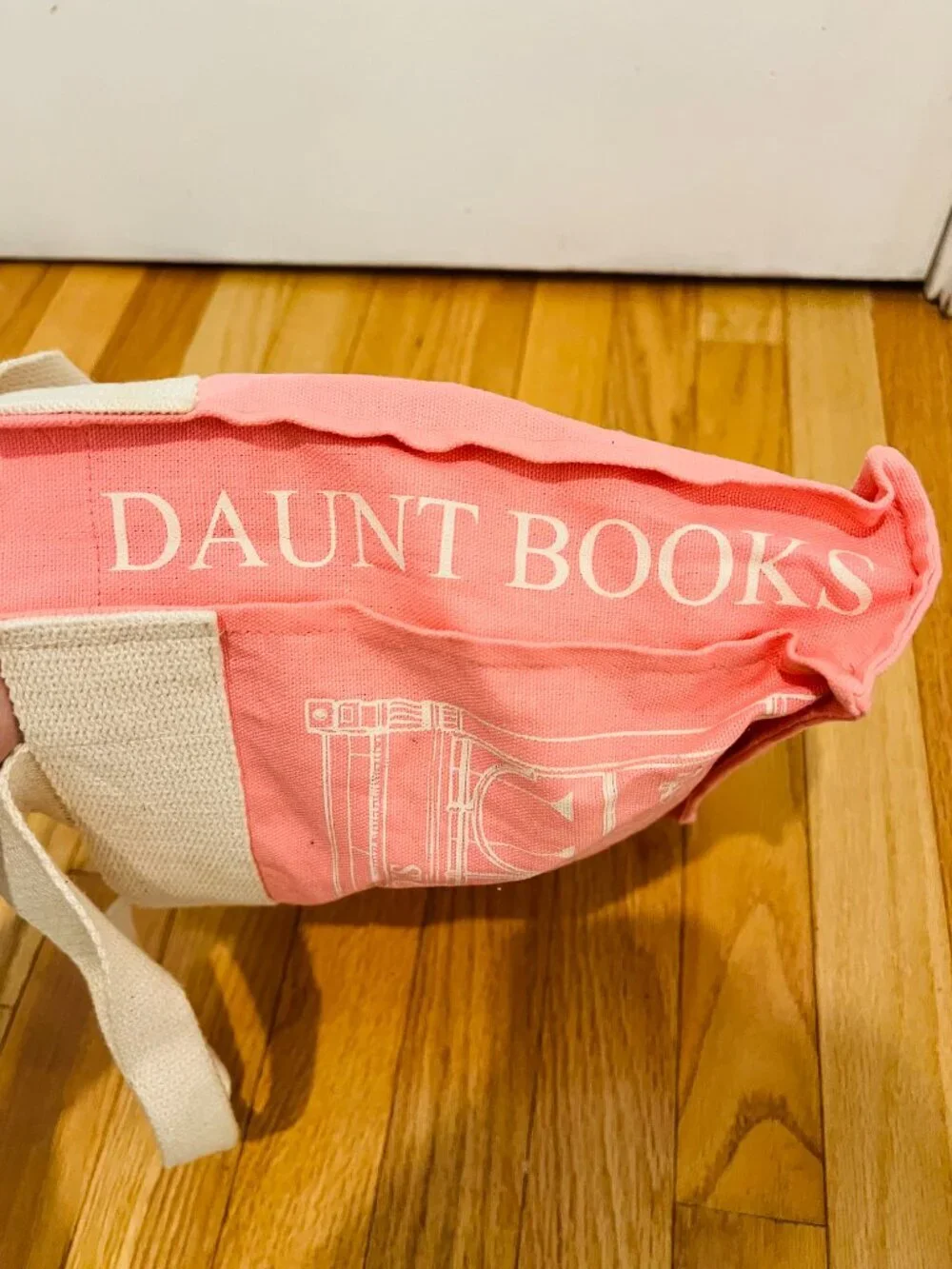 Daunt books London canvas tote bag PINK VERY RARE